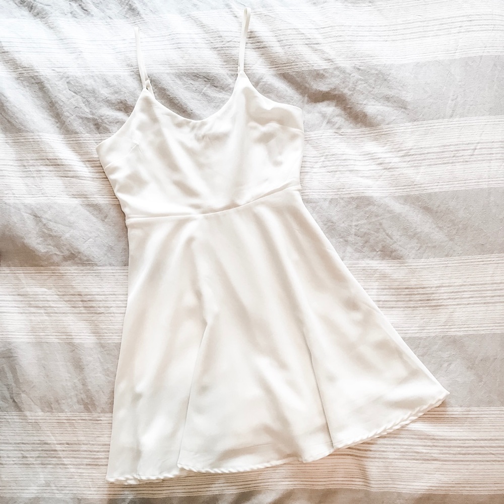White Skater Dress